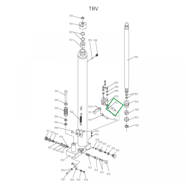 Ось крепления ручки для TRV HV Market