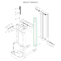 Центральный гидроцилиндр для SDR1030/SDR-S 1030 HV Market
