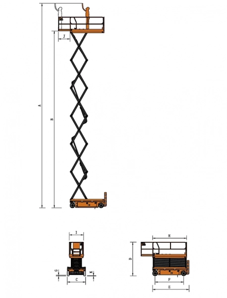 Ножничный подъемник Skyboom SSL-10HD HV Market
